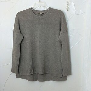 Athleta Wool Cashmere Sweater Size Small Tan Oversized‎ Old Money